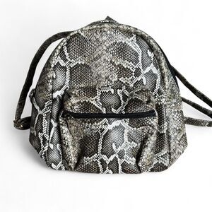 MSK Women's Snakeskin Mini Backpack